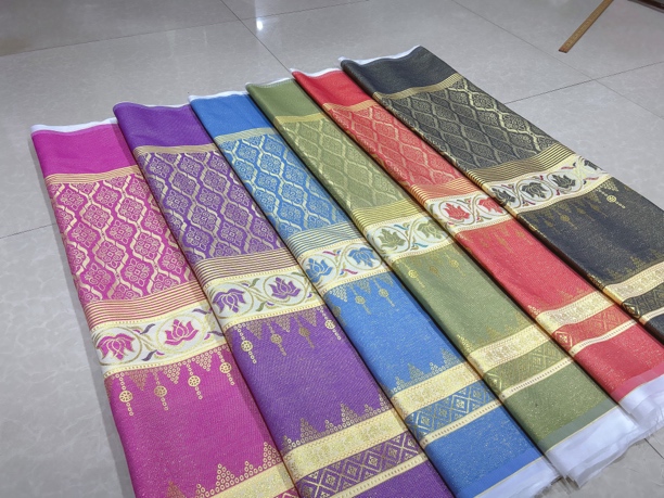 西双版纳傣族裙布料