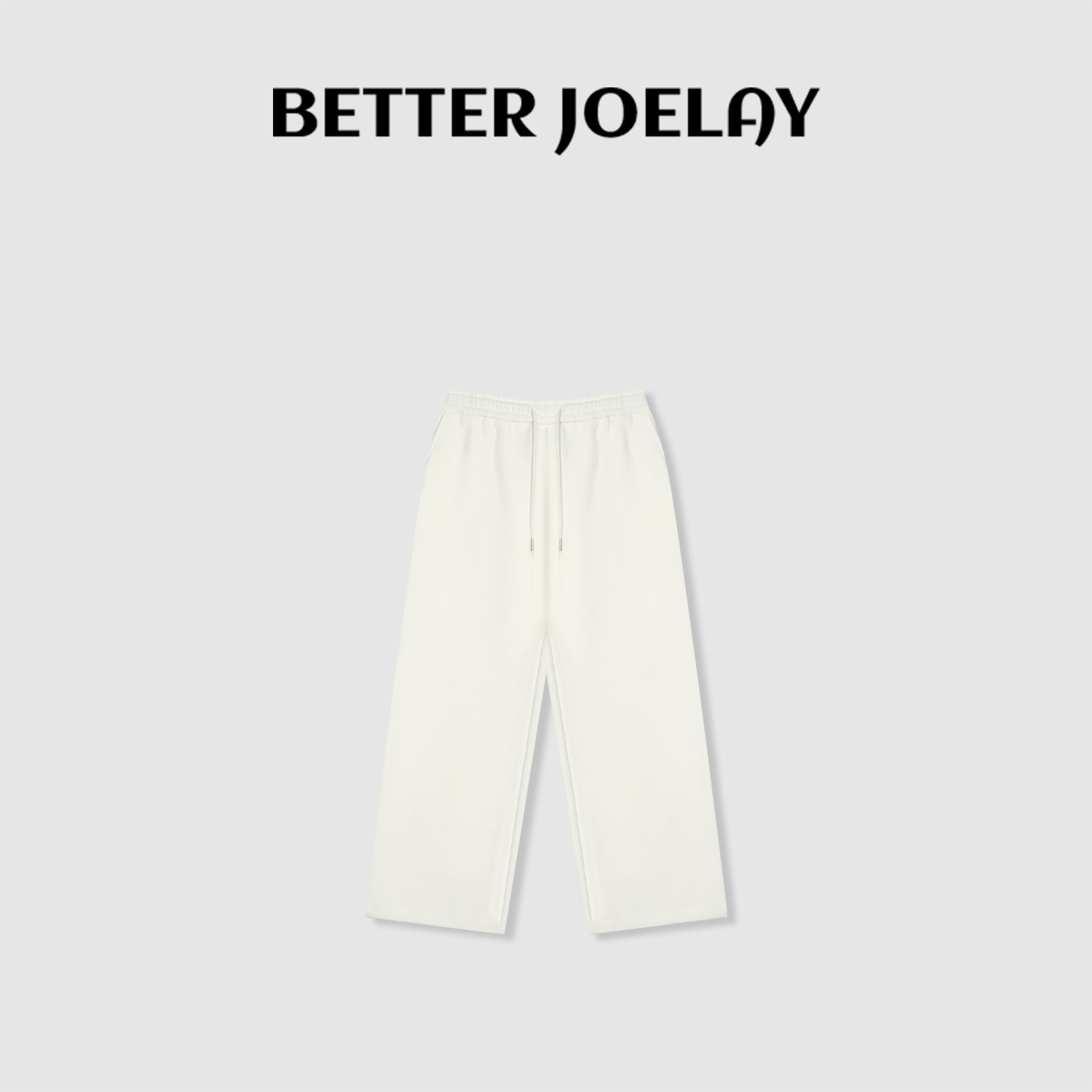 BETTER JOELAY-加绒【桃汽泡泡】高端潮流休闲长裤宽松时尚KKH2385