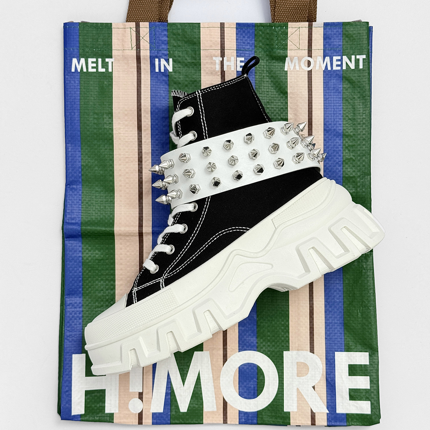 男鞋2025秋冬新款厚底增高情侣高帮帆布鞋男学生朋克风休闲潮鞋子