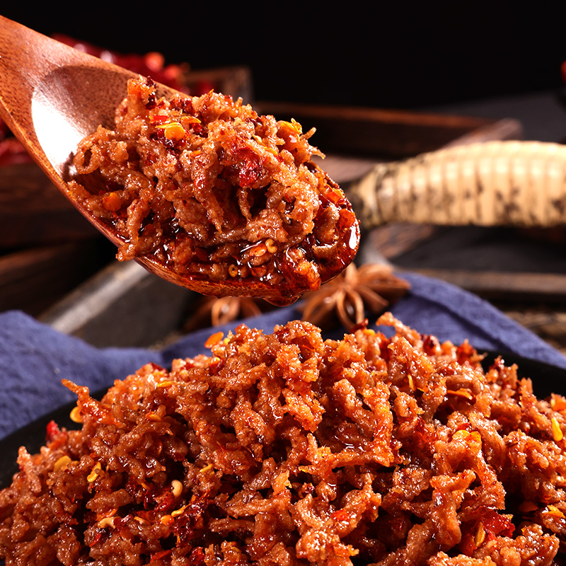 思乡山老干妈素牛肉干网红辣条牛肉粒儿时怀旧校园辣味素肉小零食