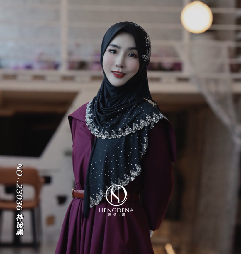 HENGDENA姮德娜 纱巾 HN23036 套头纱巾