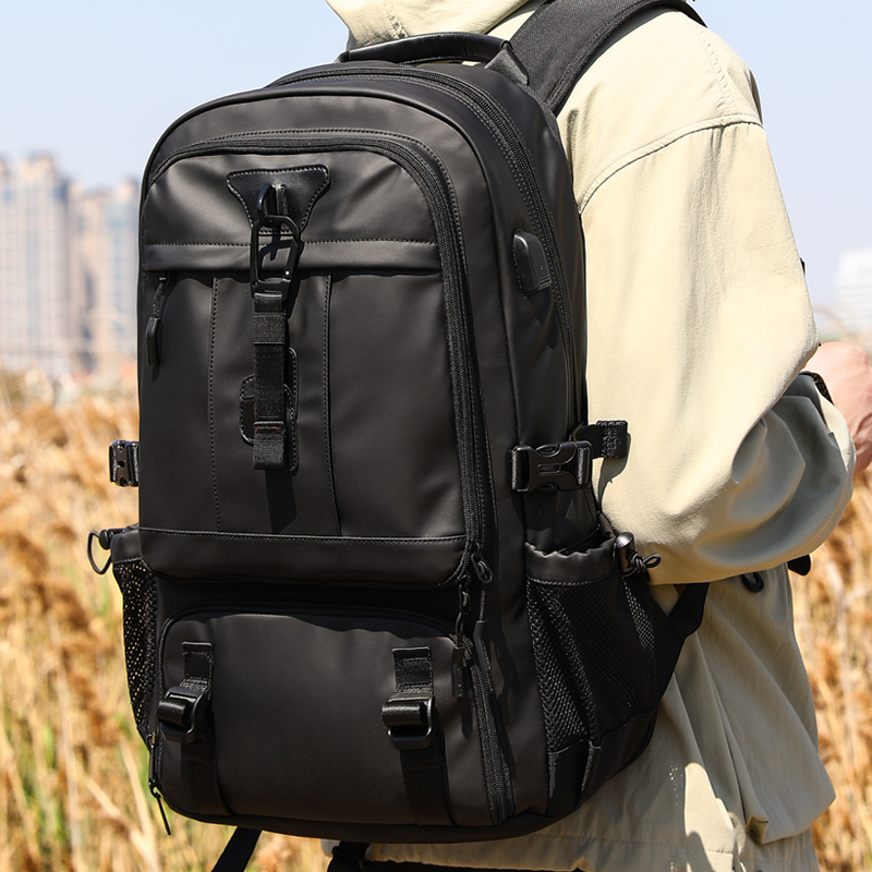 双肩包大容量男士旅行包商务登山多功能背包户外休闲出差书包女士