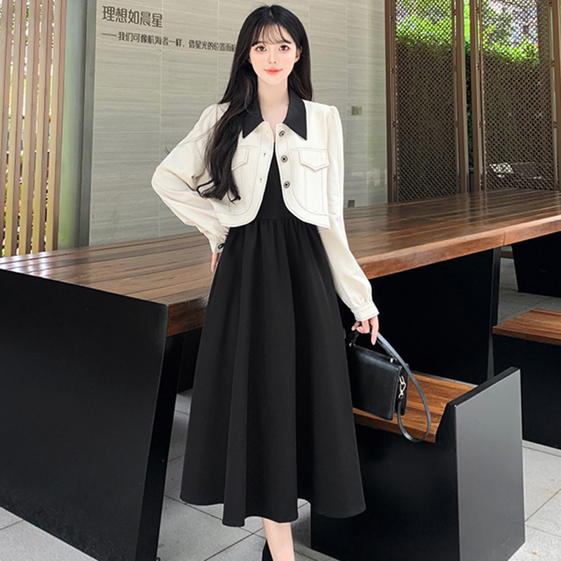 【TW】【两件套】2025秋季法式小香风时尚裙子气质高级感女装穿搭1752