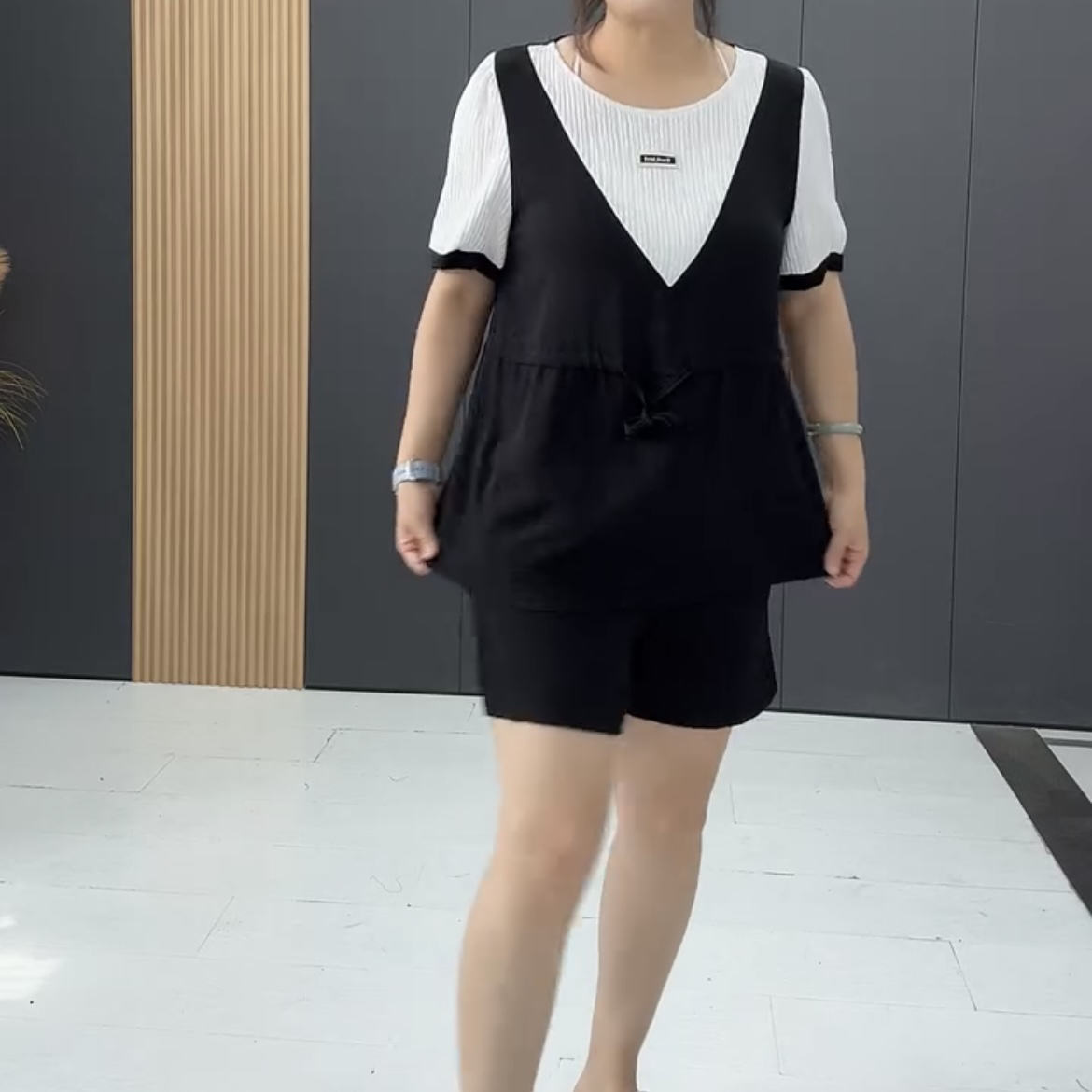 鑫2107夏季新款套装短袖两件套