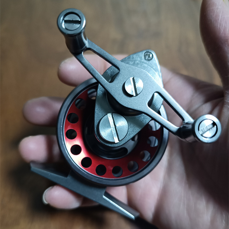 全金属速比前打轮带泄力飞钓轮带倍速带变速箱中通轮飞蝇轮套装