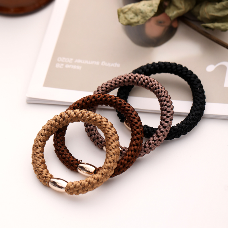 抢！【超值5条装】天王嫂昆凌同款发圈女高马尾发绳高弹力耐用不伤发