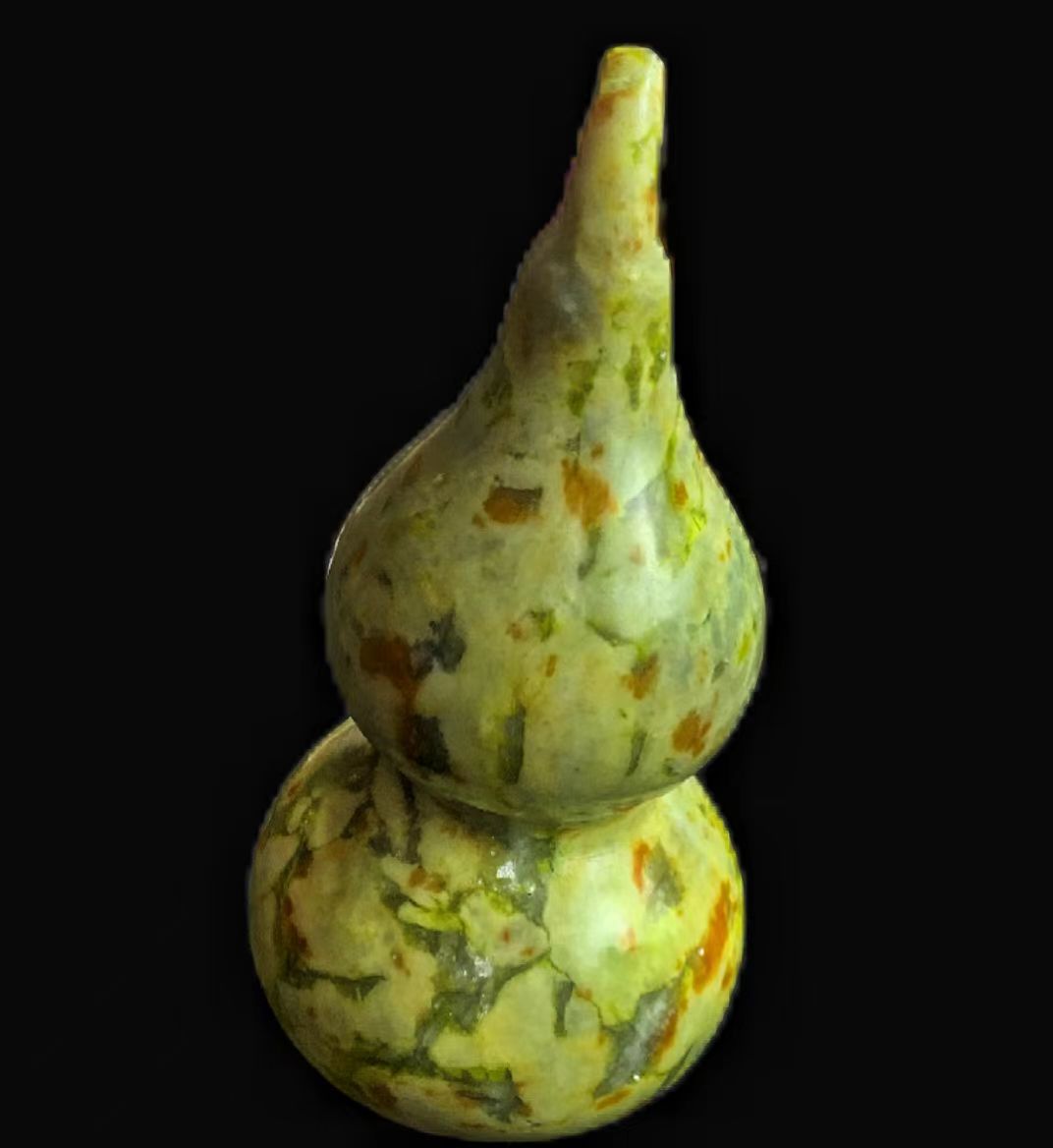 岫岩纯天然玉石创意葫芦家居摆件旺主旺财旺运神器家用客厅大号