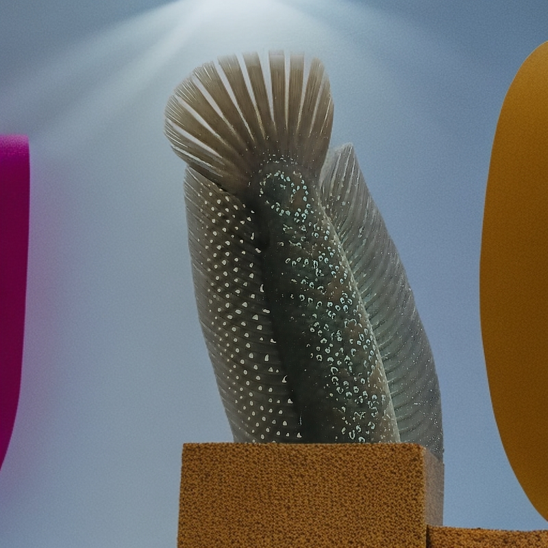 七星鱼月鳢鱼鱼观赏鱼雷龙观赏鱼国产原生态冷水鱼淡水鱼活体饲养