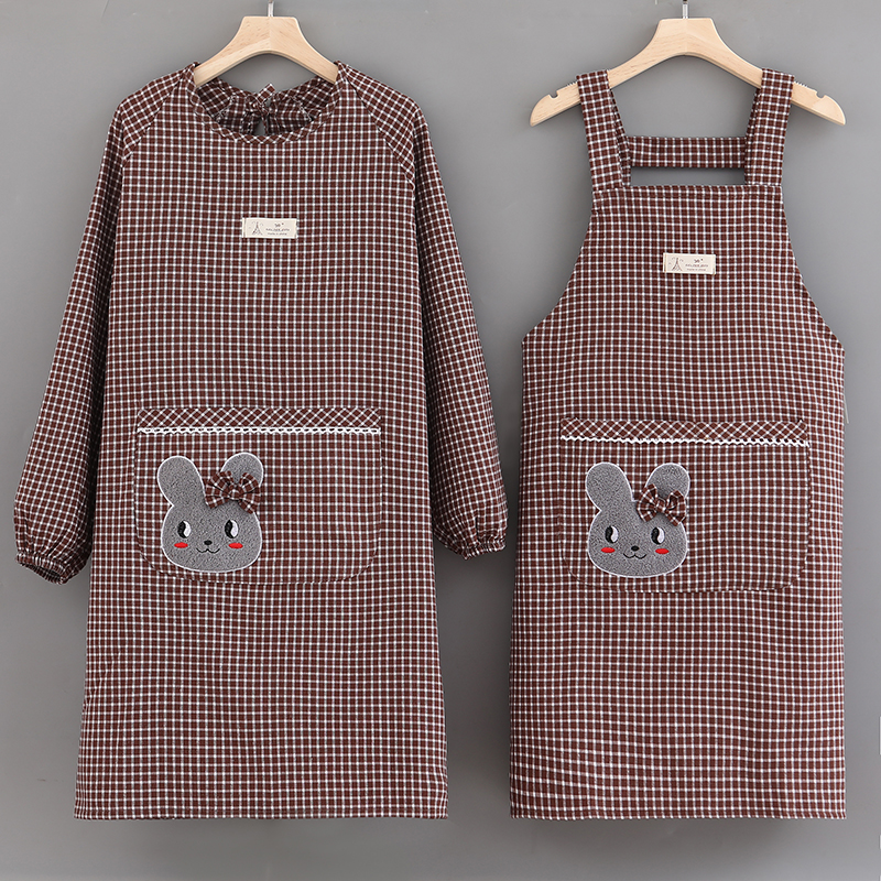 围裙上班专用围裙罩衣防油网红围裙上班围裙围裙围裙厨房专用女款