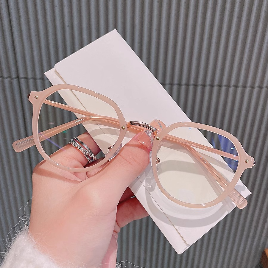 英国【轻奢】Coop Koop 粉色大脸显瘦眼镜女士防紫外线平光镜防辐射