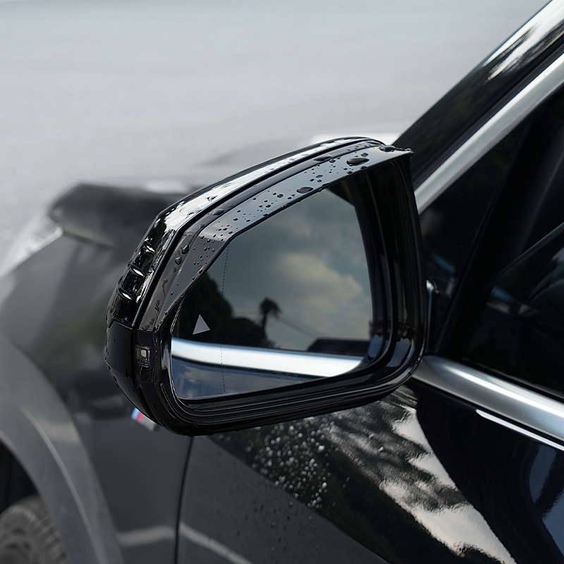 适用宝马新x1x3x5ix1ix3汽车后视镜雨眉框倒车反光镜挡雨板防雨挡