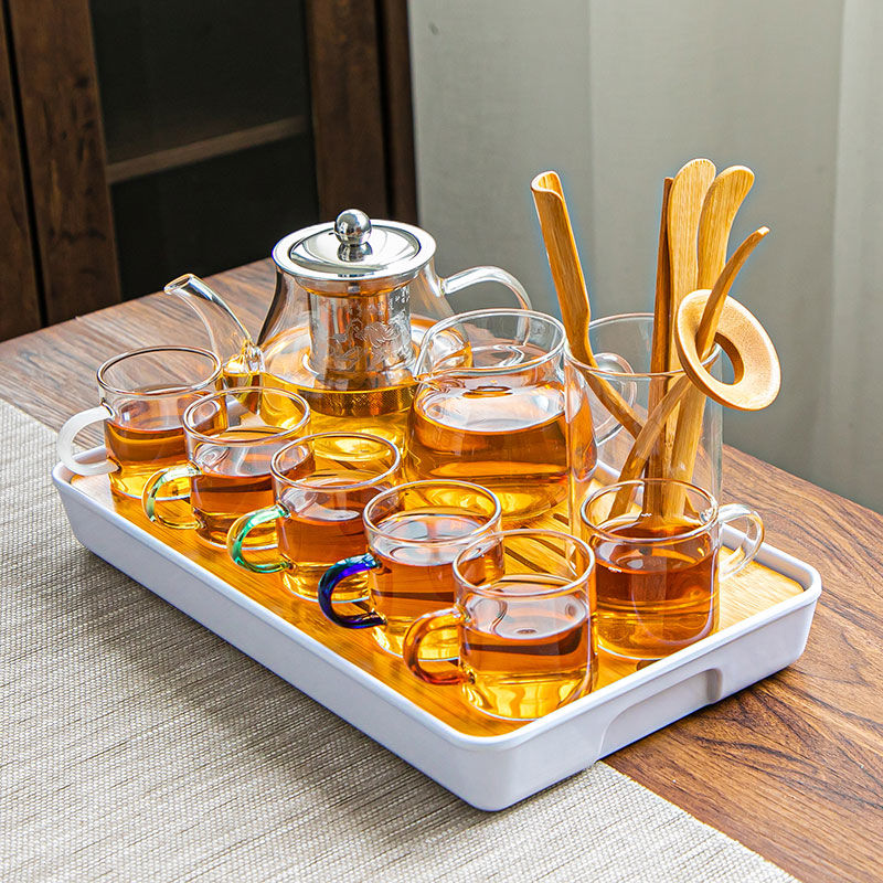 耐热玻璃功夫茶具单壶家用泡茶器耐高温加厚耐热过滤煮茶壶泡茶器