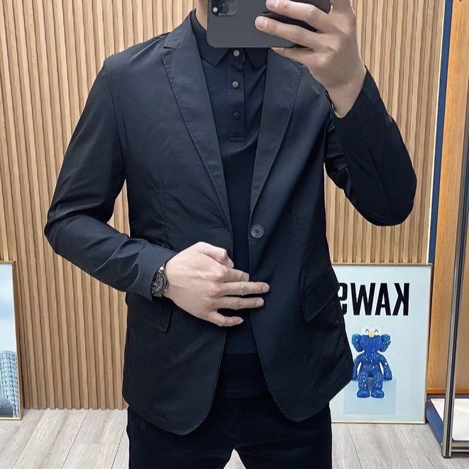 春秋新款轻奢韩版修身西服商务休闲西装百搭外套春季网红同款秋季