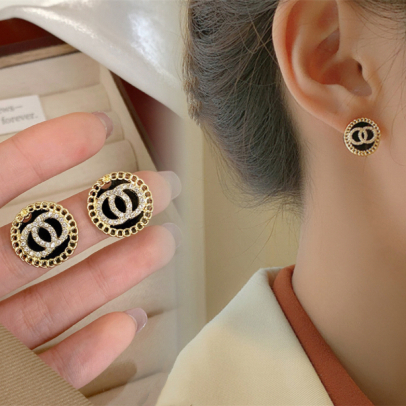 非金属耳饰 新奢法式复古耳环气质百搭小耳钉1号