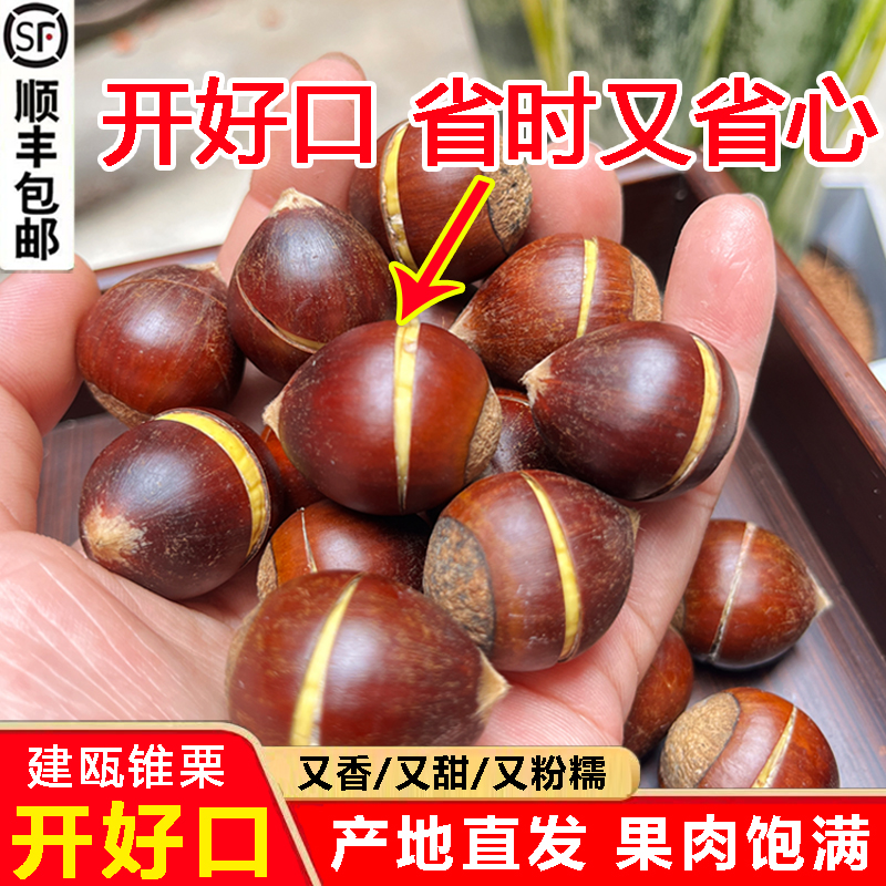 2025年开好口建瓯高山锥栗新鲜生板栗现摘油栗香甜糯毛栗2/3/5斤