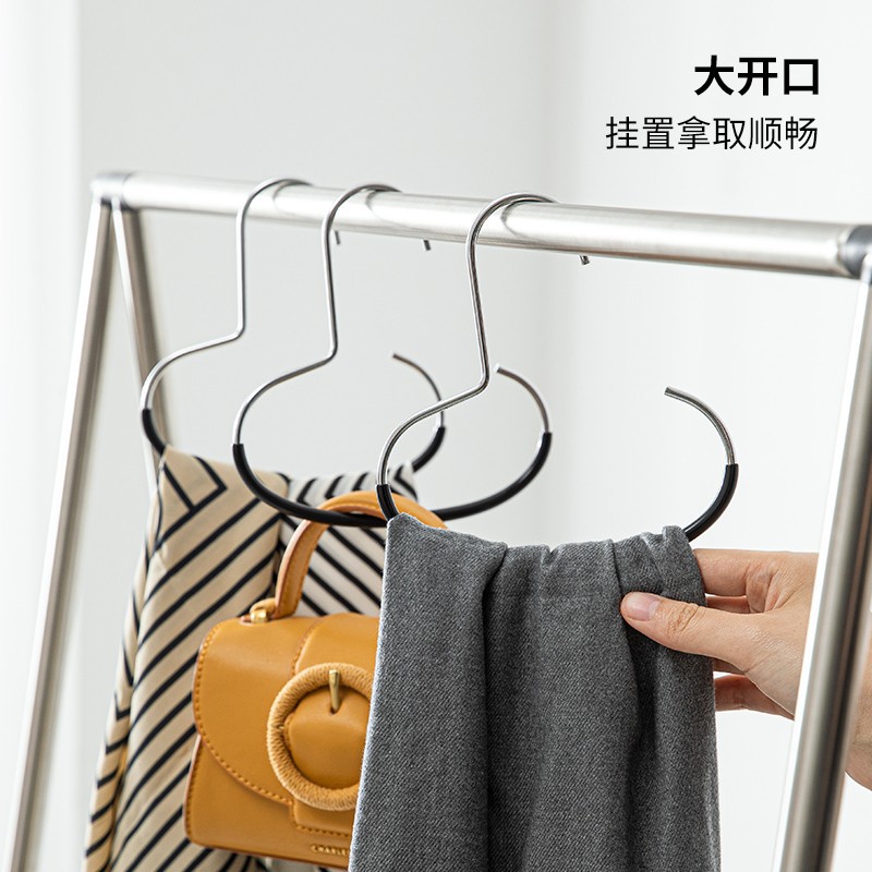 【4个大号装】圆环衣架柜多功能包包挂钩丝围巾领带收纳整理挂帽子