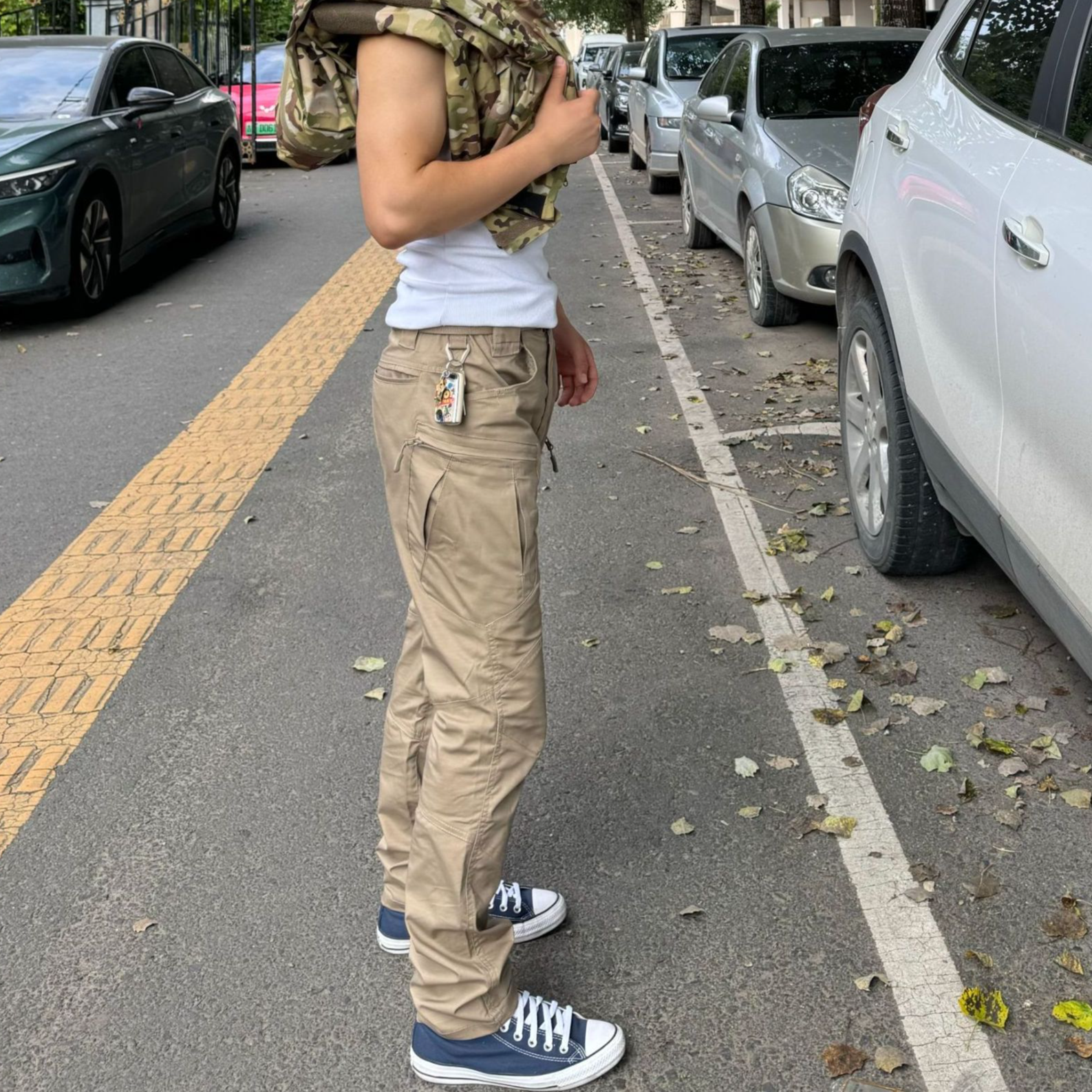 洪合万道美式 X系列战术裤男士休闲裤 美式户外卡其色直筒 工装裤