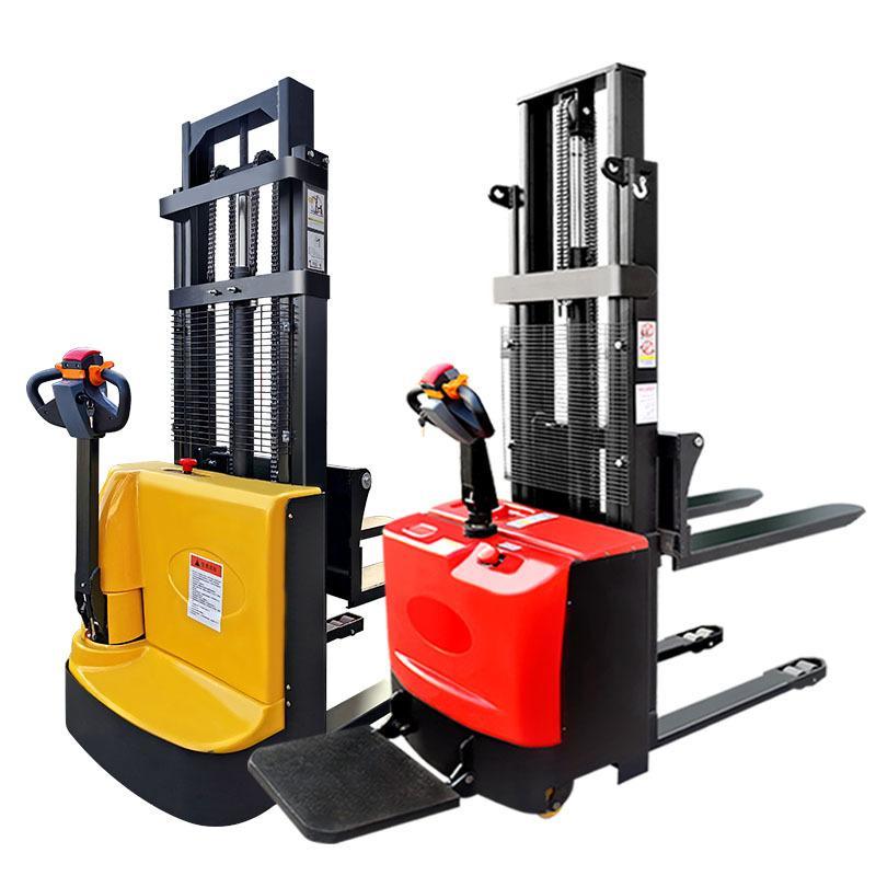 站驾步行前移式全电动叉车堆高车半电动装卸车液压充电升降堆垛机