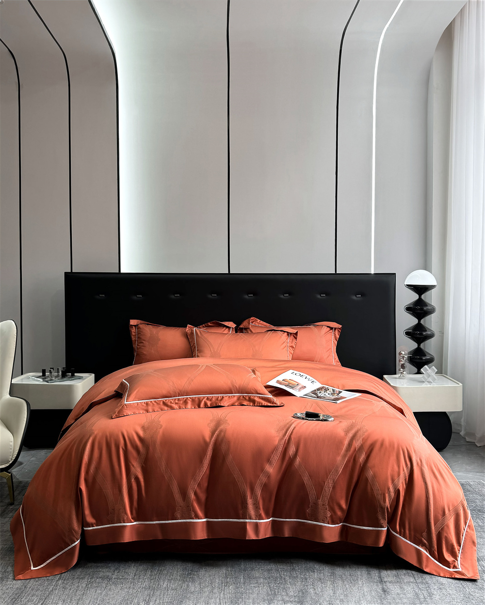 【安利家居】艾琳娜   欧式设计师款天丝棉轻奢提花四件套床上套件