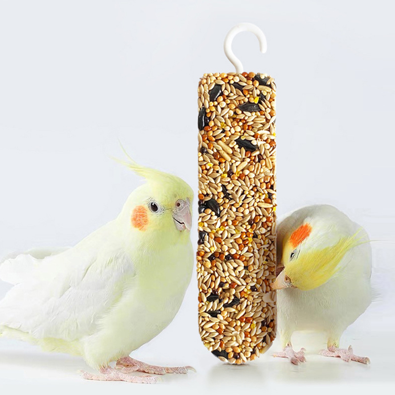【奇妙妙】鹦鹉磨牙谷物棒训练果蔬零食虎皮玄凤鸟类专用磨啃咬玩具
