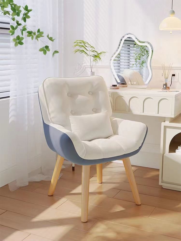 电脑椅子舒服久坐大学生宿舍化妆椅北欧单人休闲沙发椅寝室懒人椅