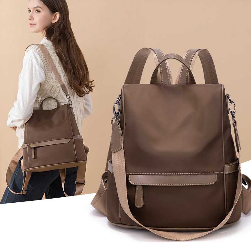 超轻轻便双肩包女2025新款潮旅行牛津布背包女士百搭时尚学生书包