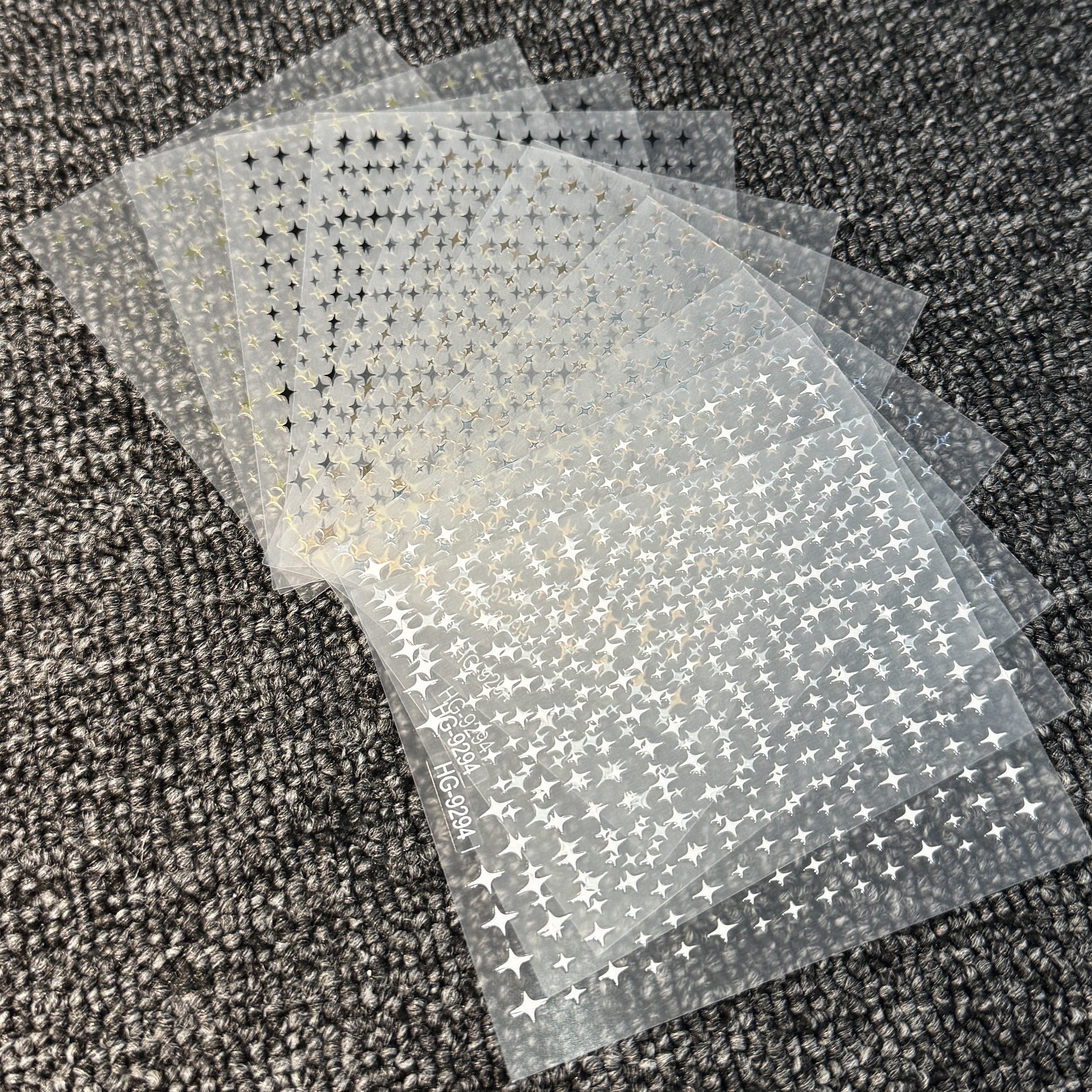 【B-600福利套装2】迷你四芒星蕾丝白色时尚简约银色日系ins风混合