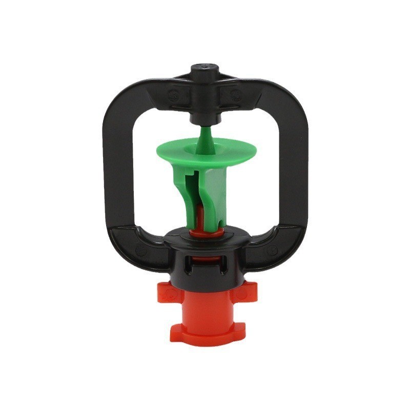 茗雨360度框架旋转喷洒微喷头温室倒挂喷头大棚农用喷灌节水微喷