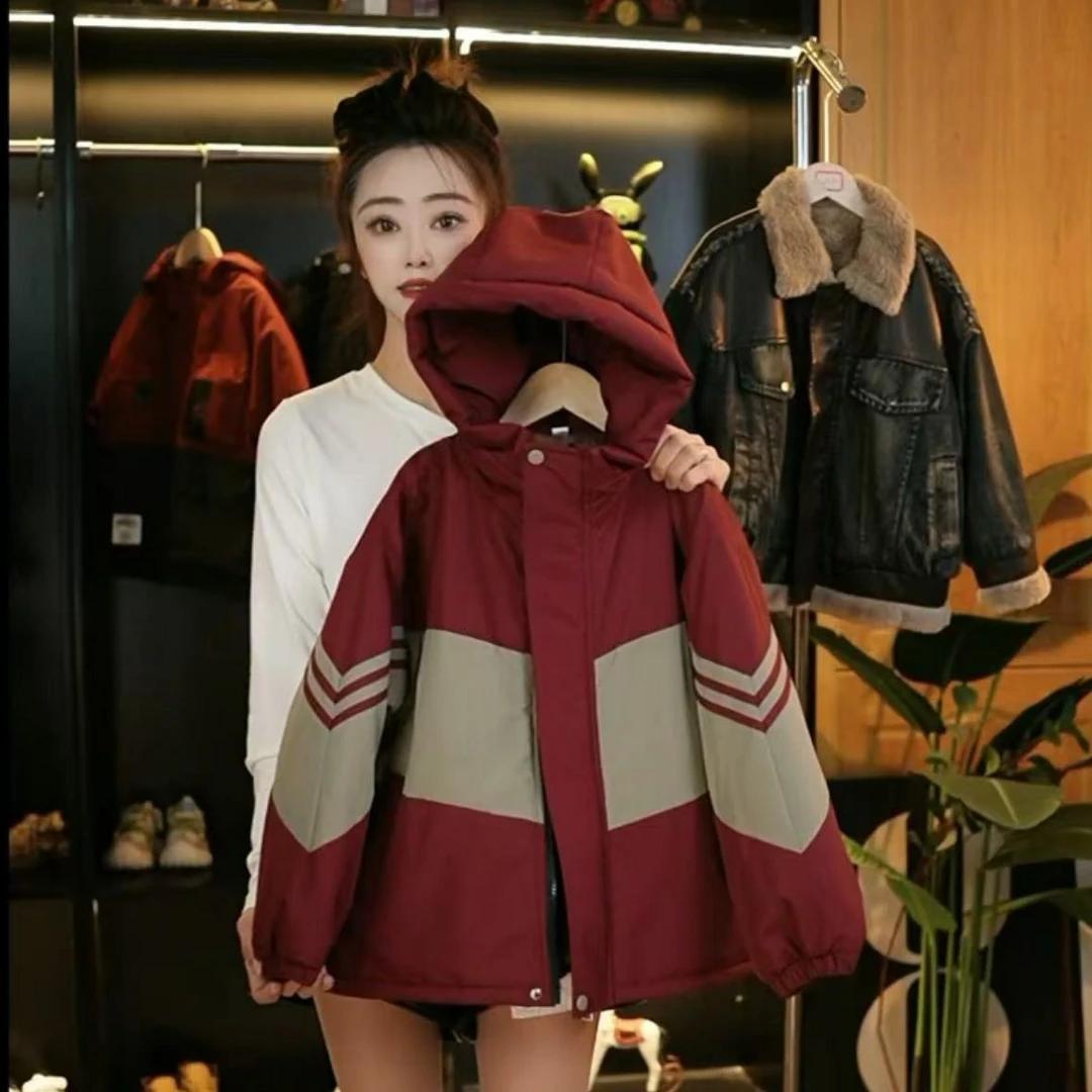 【s 三防加厚派克服】秋冬款2025加绒加厚男女中大童防风棉服外套