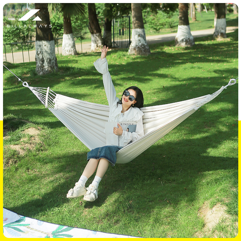 耐磨吊床户外秋千防侧翻家用双人摇椅野营悬挂空中帐篷耐磨秋千