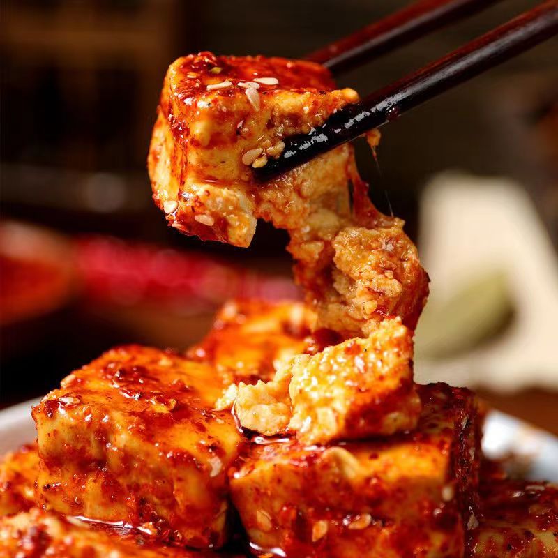 茶油豆腐乳正宗江西特产农家手工鲜香辣油泡豆腐乳酱