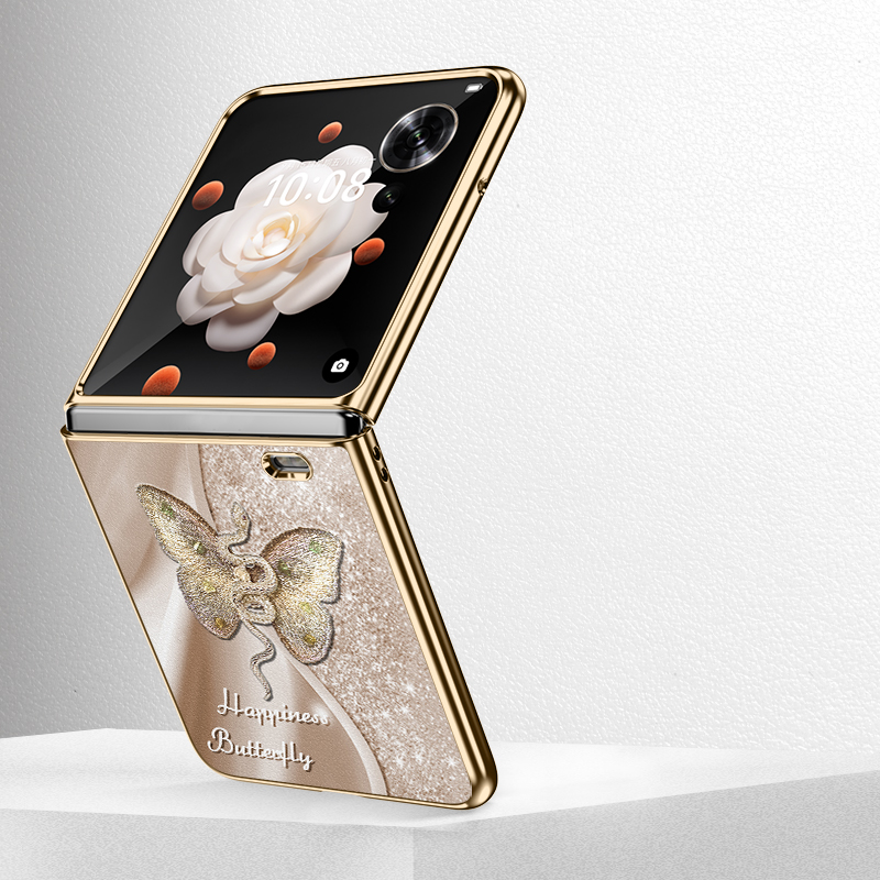 2025适用荣耀magic v flip2蝴蝶金蛇手机壳折叠新款奢华高端女神