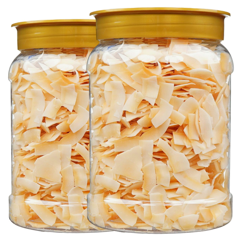 香烤椰子片薄脆脆无添加剂块海南特产果干烘培零食爽脆营养即食