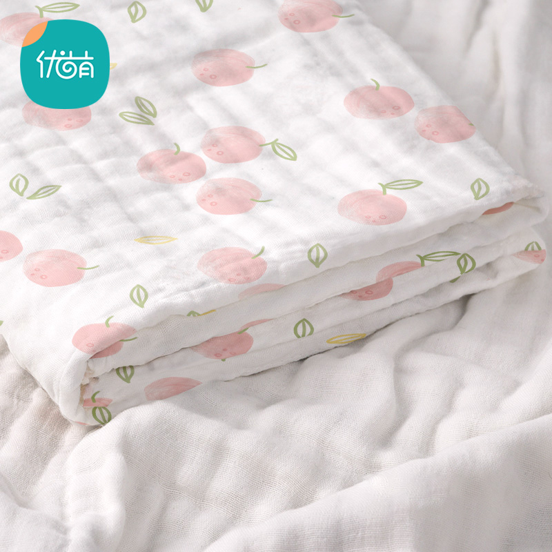 （雪梨专属）婴儿纱布浴巾初生纯棉超柔吸水大毛巾幼儿洗澡巾宝宝