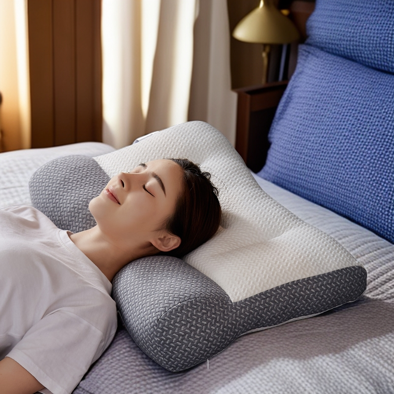 到手2只 牵引枕头学生枕芯单人通用家用针织纤维枕中枕