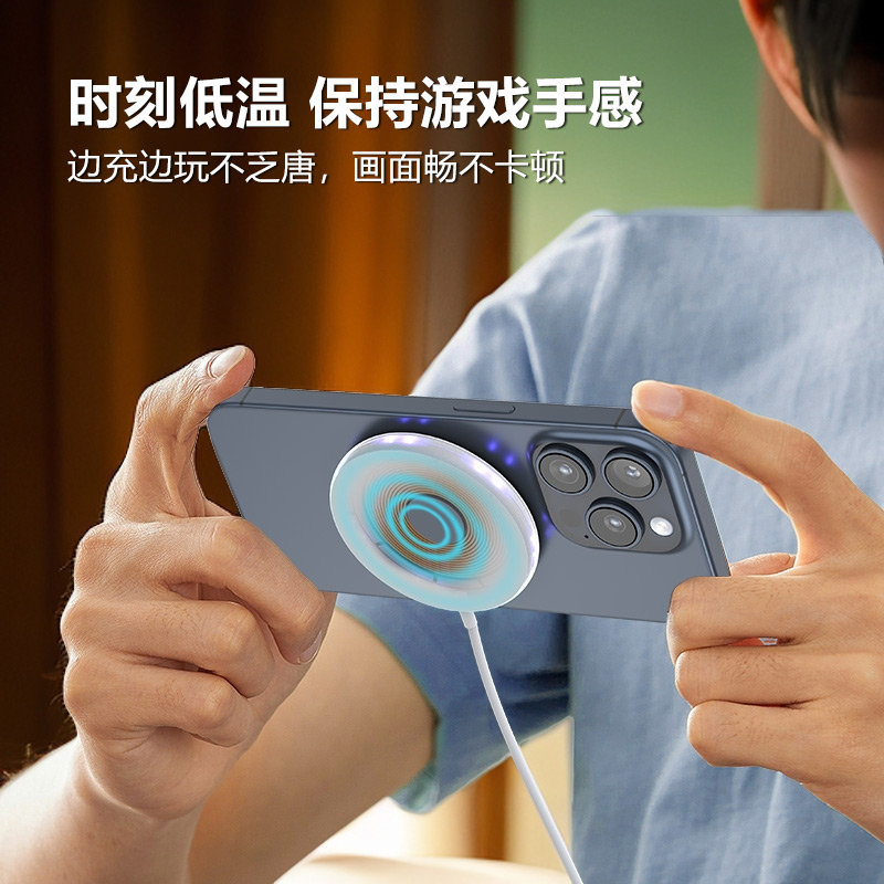 原装正品适用苹果磁吸式无线快速充电器适用iphone12-16无线充电