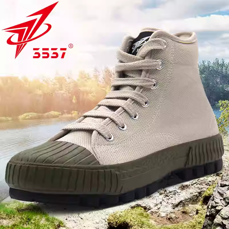 户外登山劳保鞋男鞋3537正品解放鞋防滑耐磨工地干活高帮体能训练