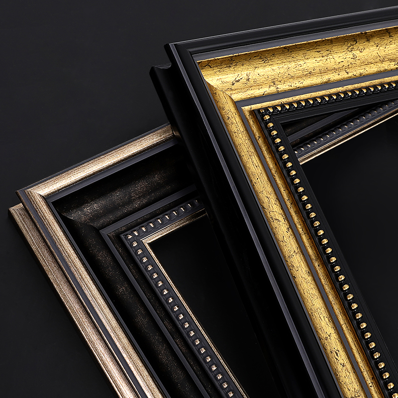 油画框外框油画画框空框装裱挂墙裱框任意尺寸欧式复古相框定制