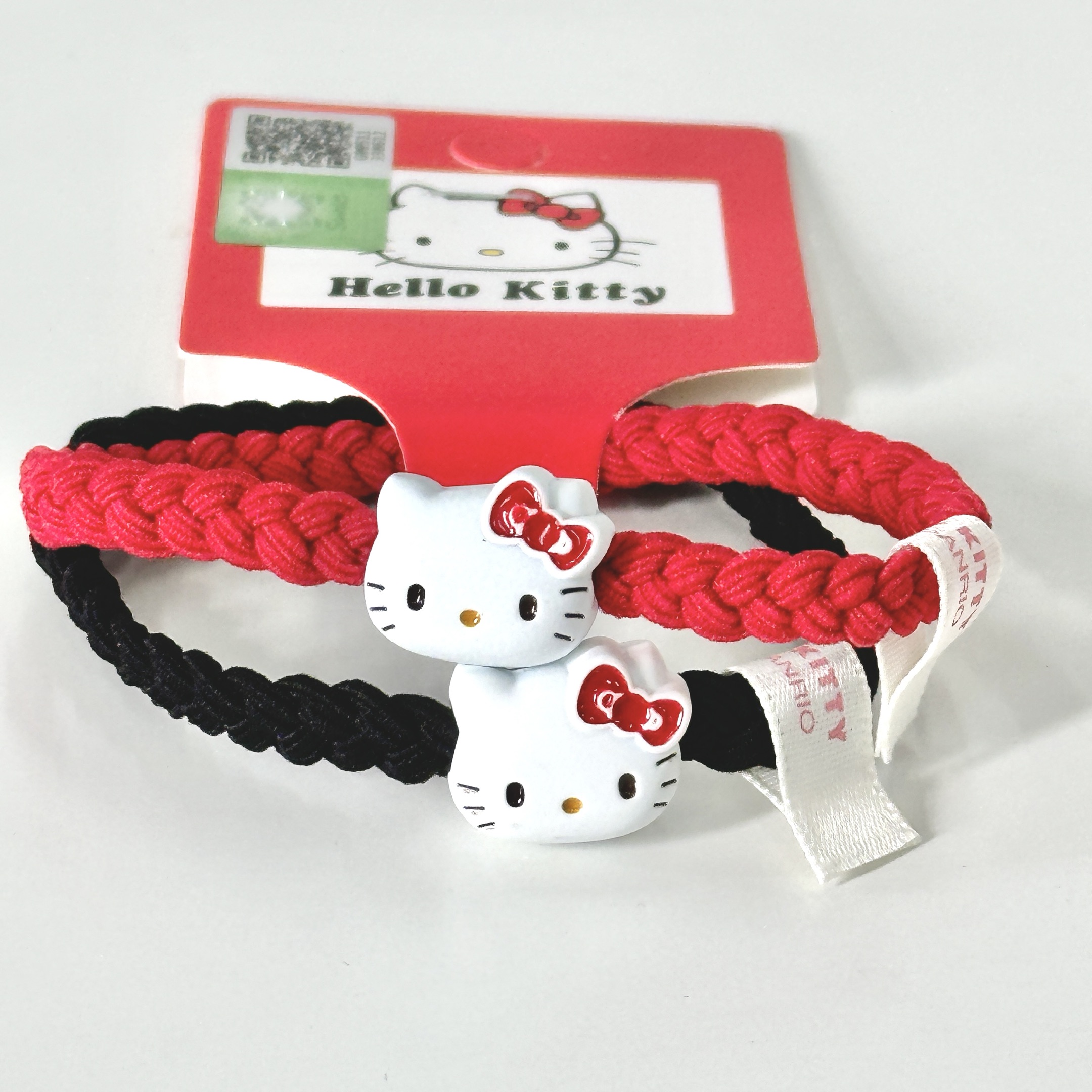 三丽鸥对装编制金属头发圈凯蒂猫玉桂狗合金小皮筋情侣学生扎头发