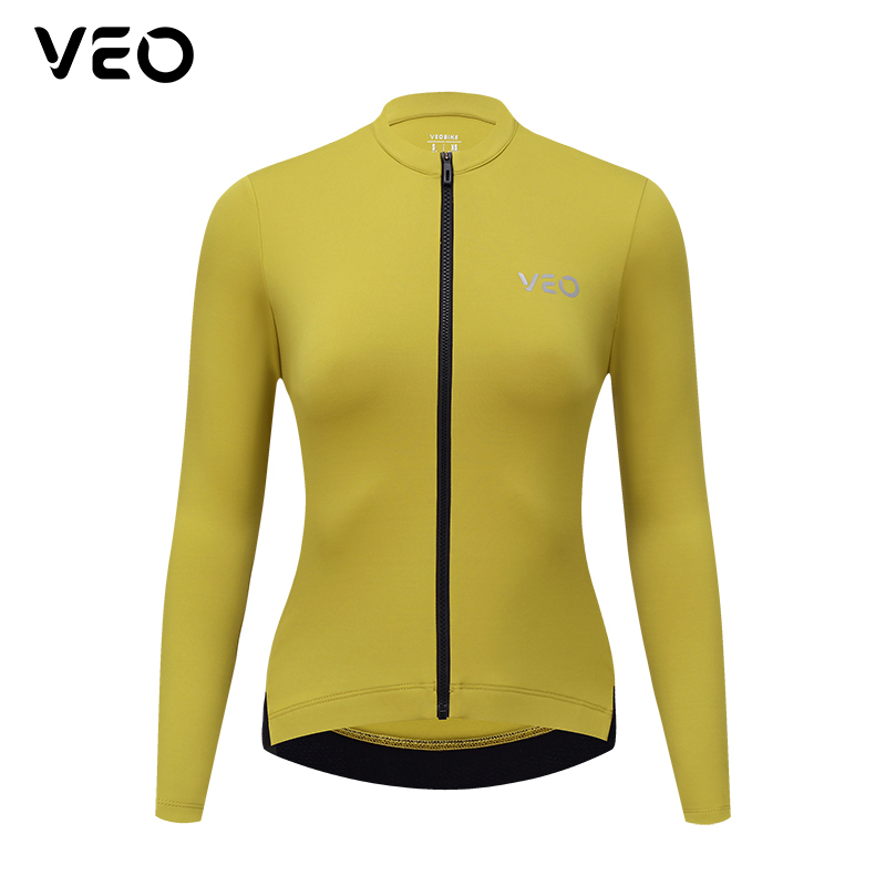 VEO唯派秋冬加绒骑行服上衣女抓绒保暖自行车公路车骑行装备浩瀚