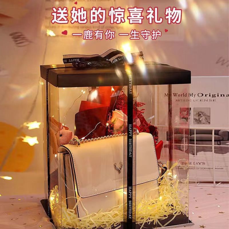 生日礼物送女生闺蜜新年礼物送女朋友老婆小众高级浪漫包包伴手礼