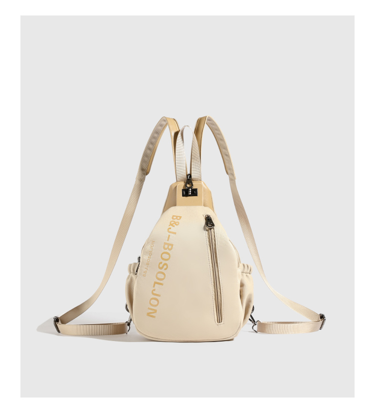 2025品牌时尚新款双肩胸包双背斜跨手提包包多功秋季洋气男女同款