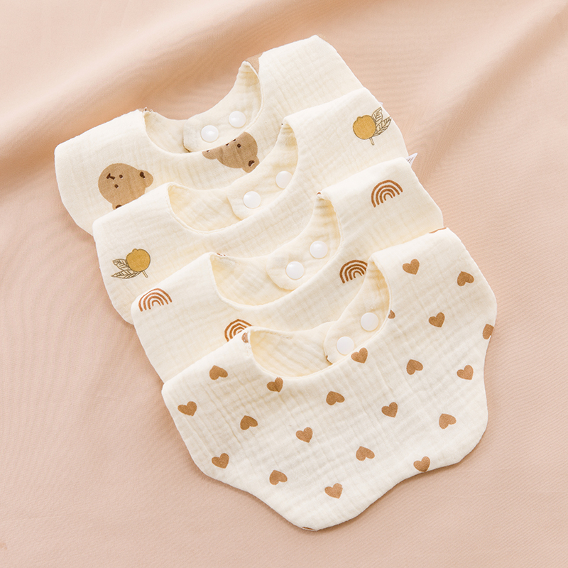 儿童口水巾薄款纯棉新生儿口水兜婴儿婴儿0-1岁口水围兜