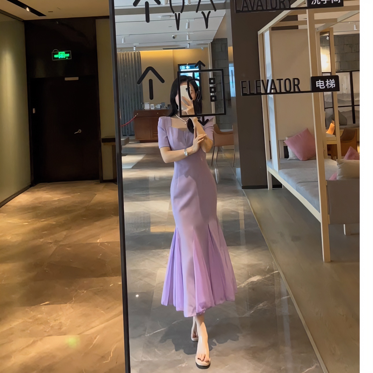 韩版女神款修身显瘦连衣裙011