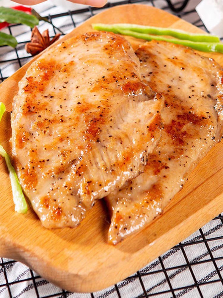 香煎鸡排每日鸡排512.5g/袋原味低脂鸡胸肉健身半成品轻食代餐