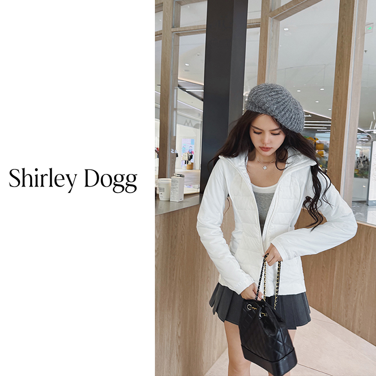 汤元家sd 白色短款羽绒服女秋冬2023年新款90白鸭绒轻薄保暖外套