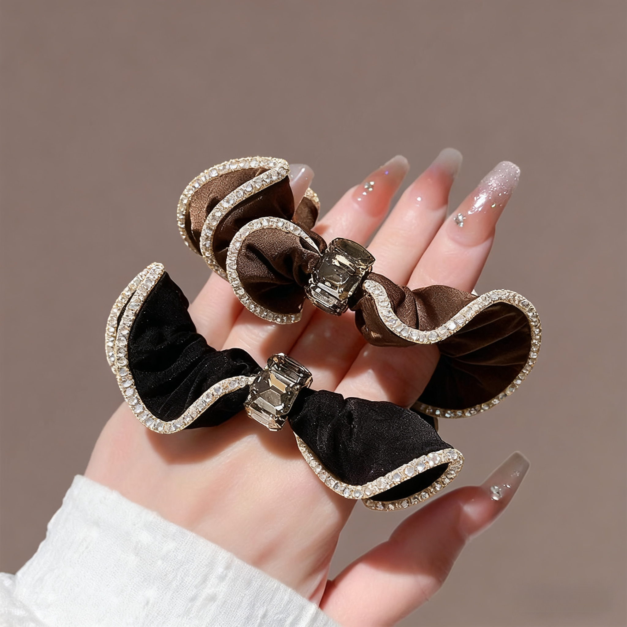 韩版2025新款高弹力大肠发圈时尚网红东大门扎马尾丸子头发绳头饰