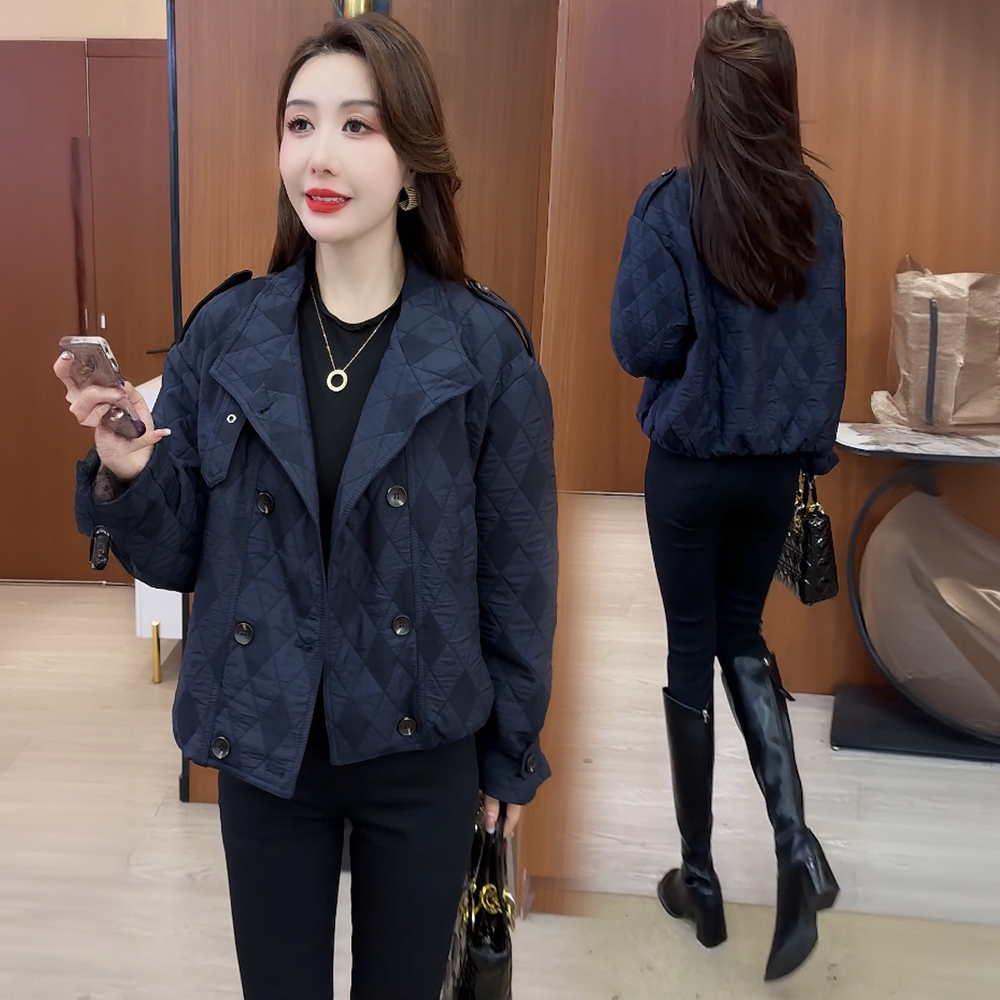 加绒加厚短款棉衣女2025秋冬款洋气显瘦宽松百搭保暖棉衣外套2599