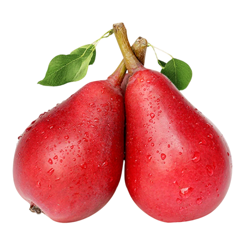 新鲜红啤梨当季现摘梨子皮薄精选放软吃甜蜜爆汁水果