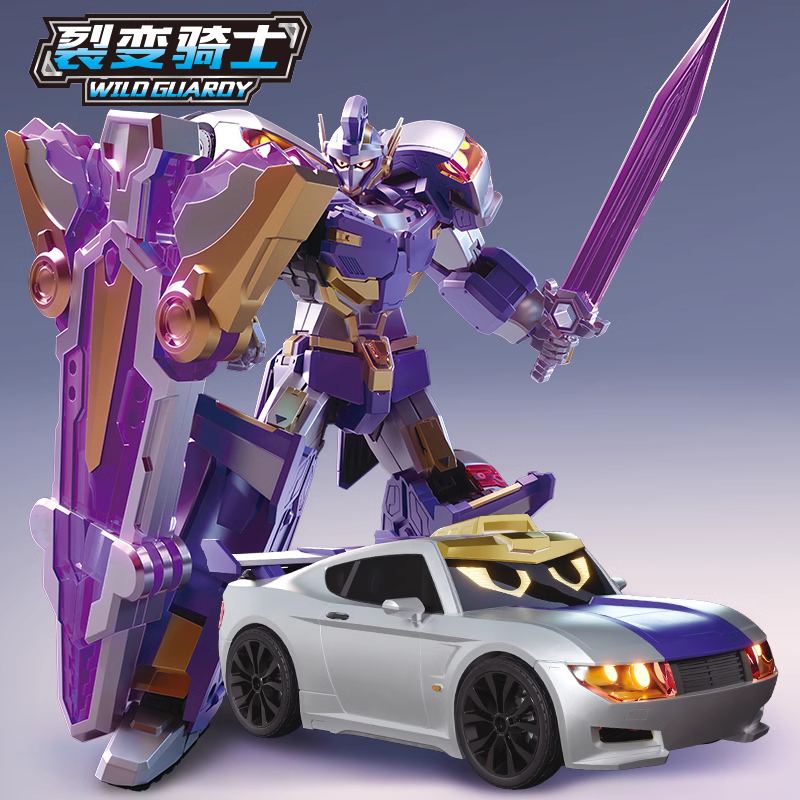 【店铺热销】炫卡机甲斗士裂变骑士变形机器人汽车机甲玩具儿童男